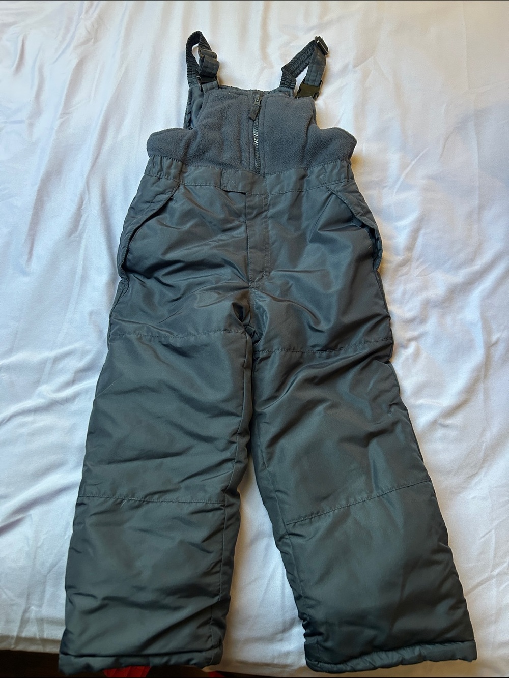 Kids Navy Insulated Snow Pants with Adjustable Straps